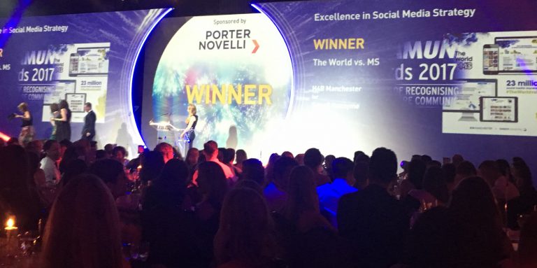 H4B Manchester scoops international gold award for Multiple Sclerosis campaign at Communiqué Awards